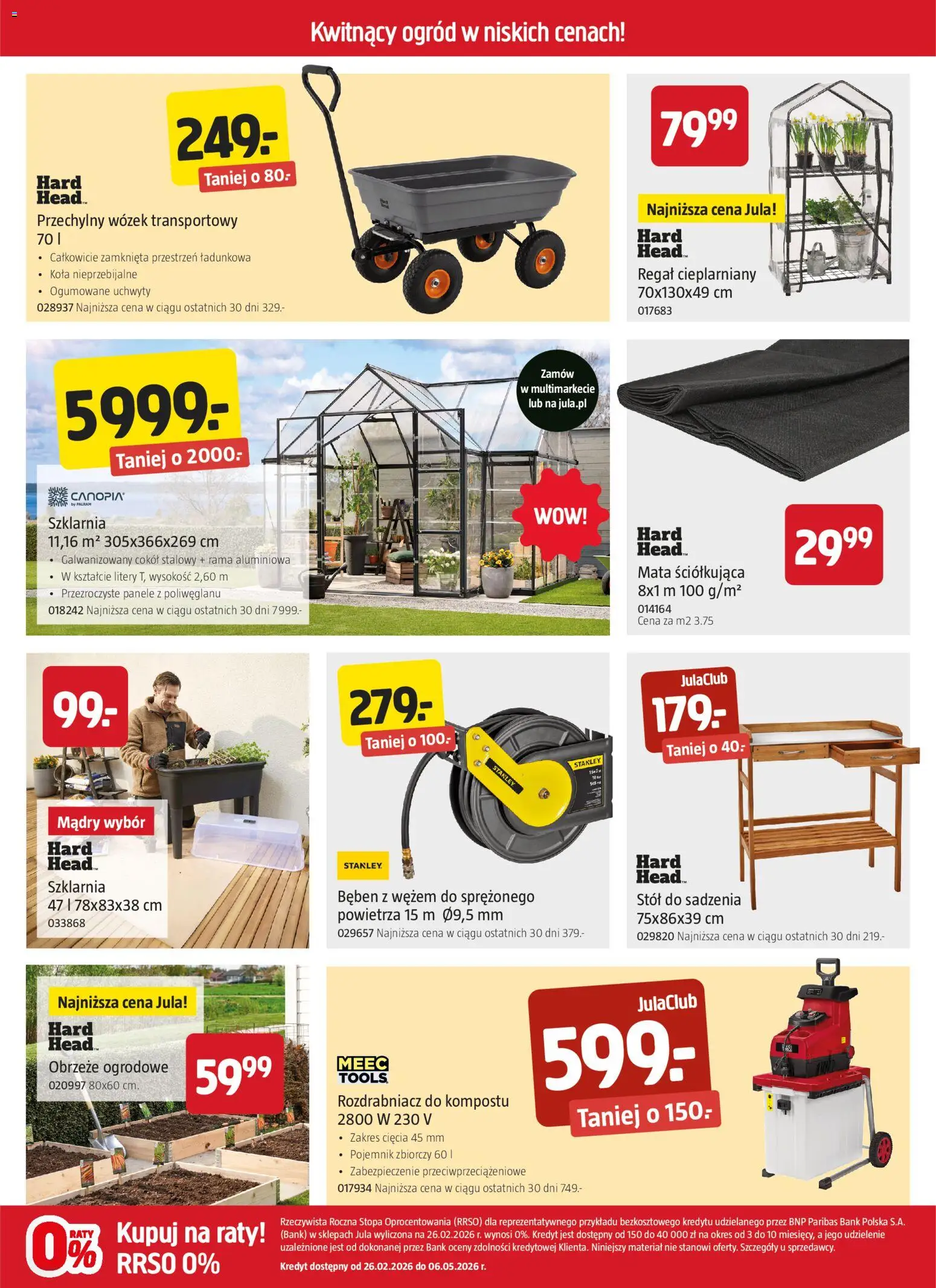 Jula - Gazetka od 19.03.2026 | Strona: 2 | Produkty: Wózek transportowy, Stół, Regał