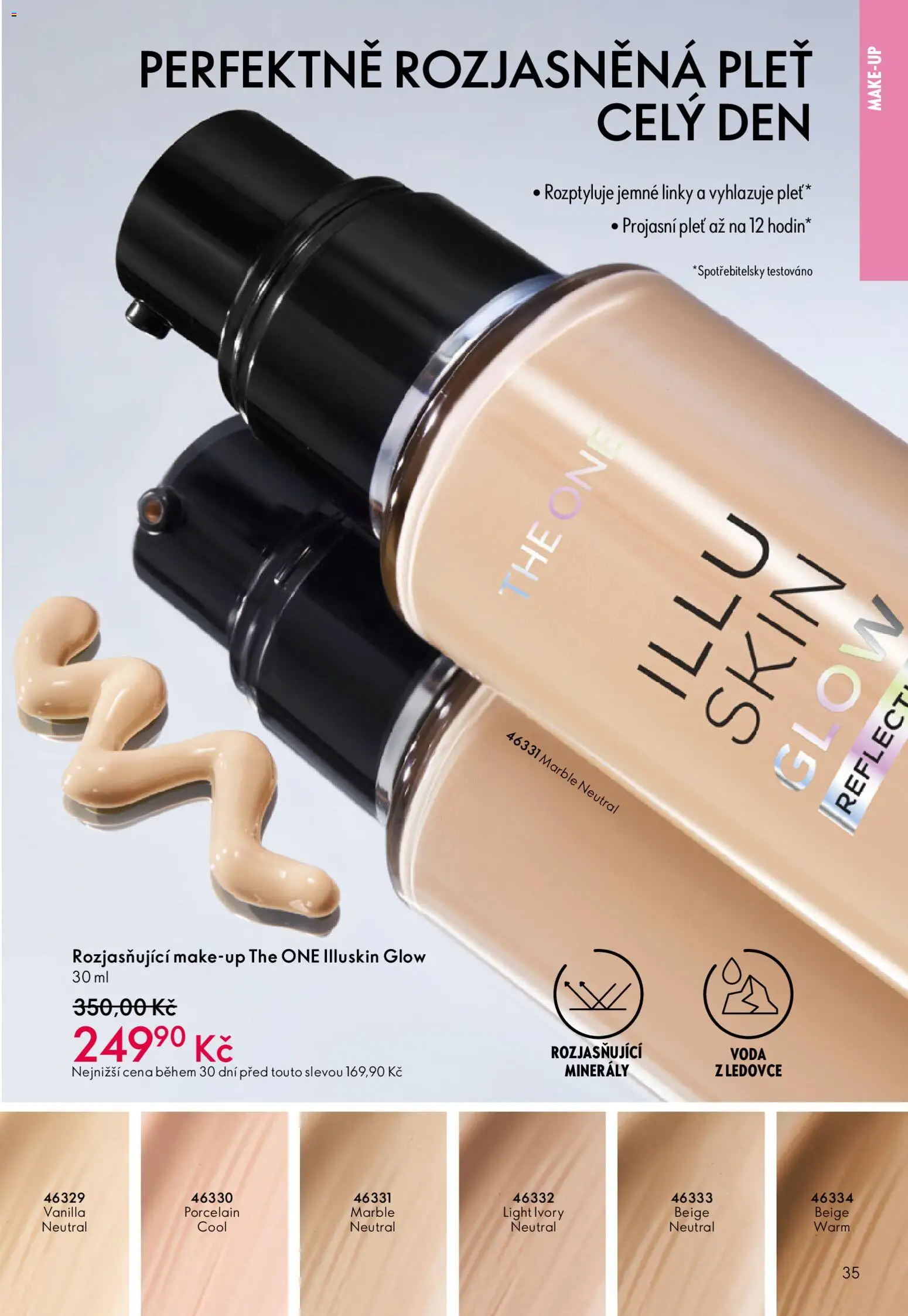 Oriflame katalog č.01/2026 od 30.12.2025 | Strana: 35 | Produkty: Voda, Makeup, Minerály