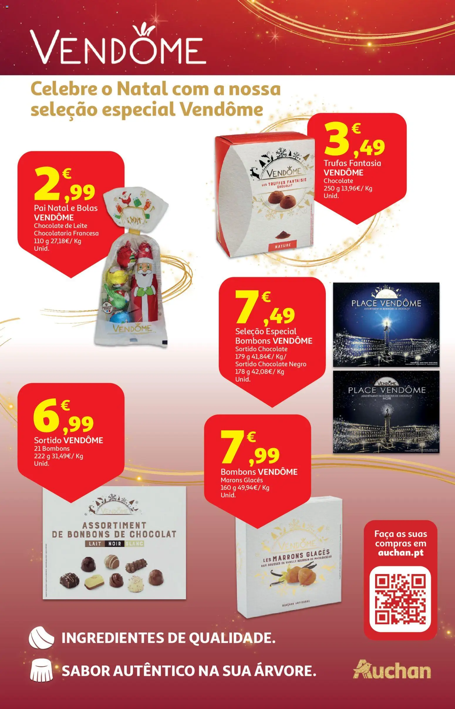 Auchan - Presentes │ válido de 01.11.2025 | Página: 36 | Produtos: Faca, Leite, Chocolate