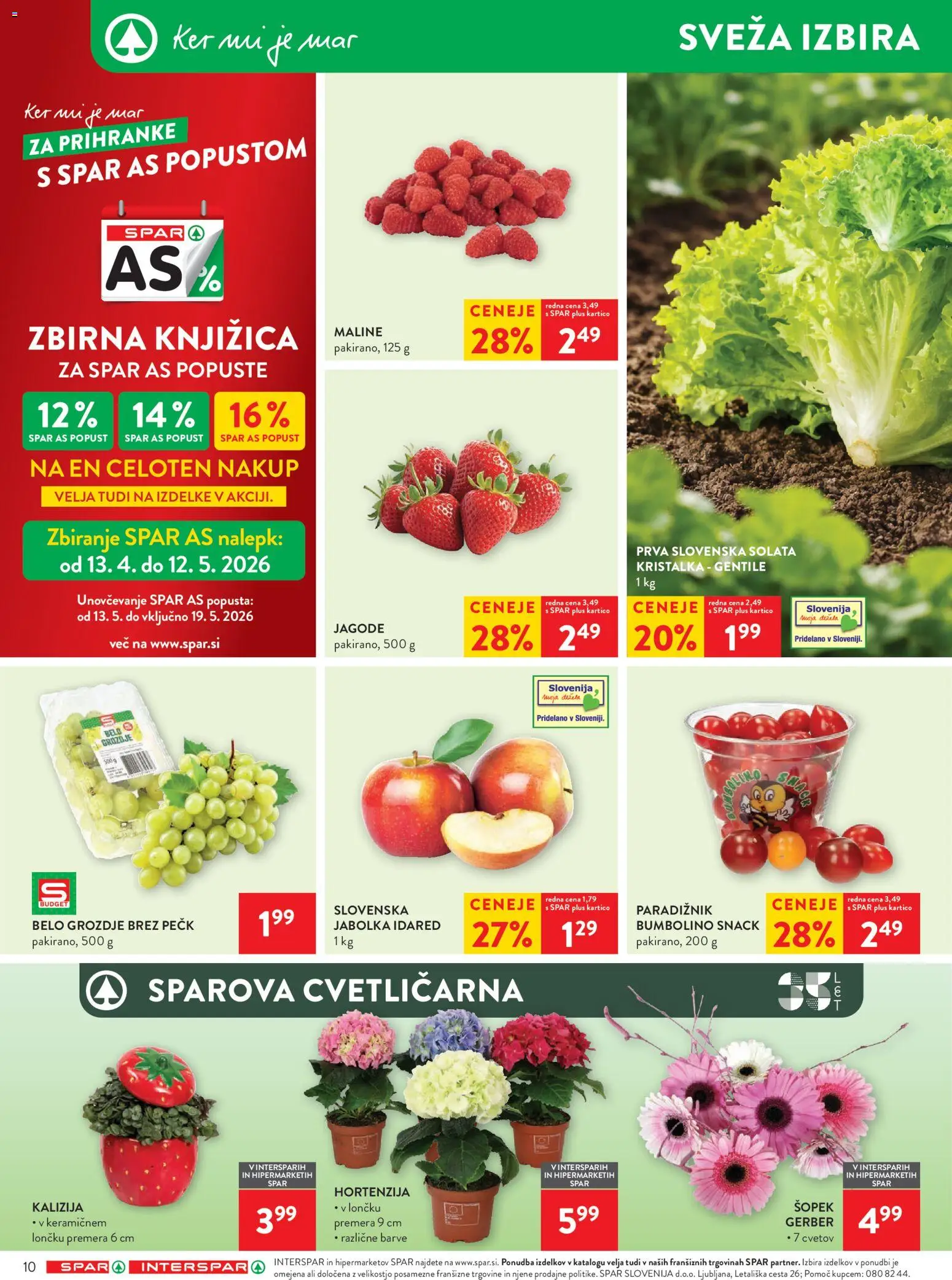 Novi Spar katalog ponudbe – veljaven od 15.04.2026 | Stran: 10