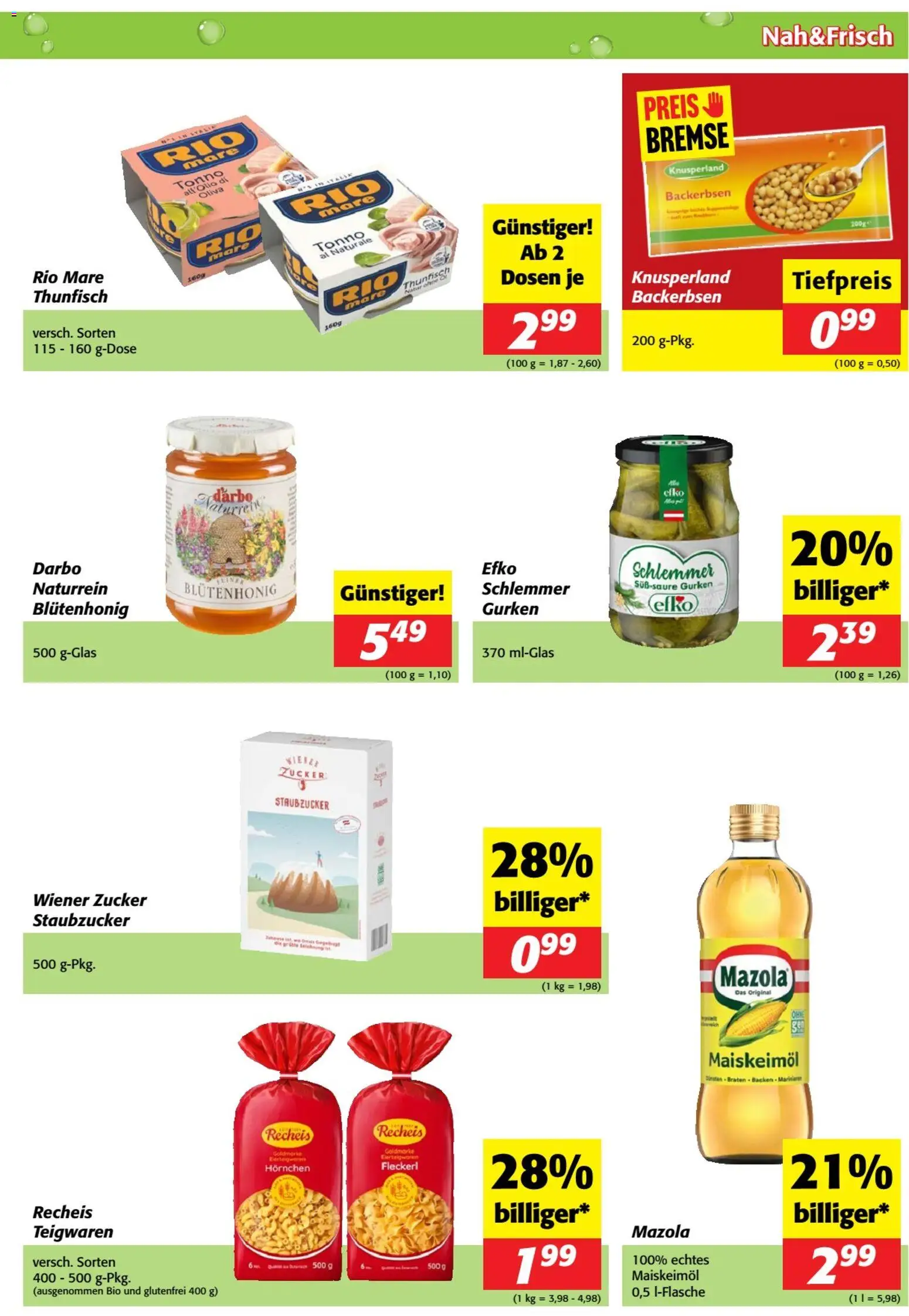 Nah und Frisch Flugblatt gültig ab 04.03.2026 | Seite: 5 | Produkte: Gurken, Zucker