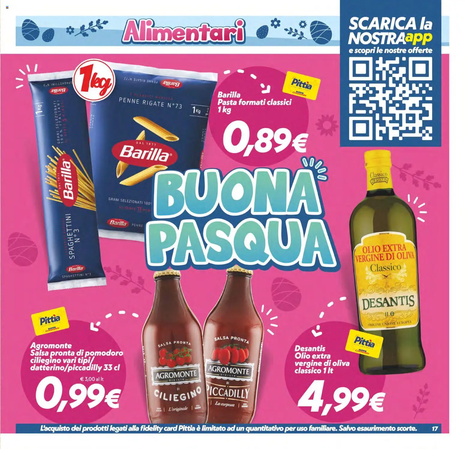 Volantino SuperConveniente del 27.03.2026 | Pagina: 17 | Prodotti: Salsa, Olio, Pasta, Penne