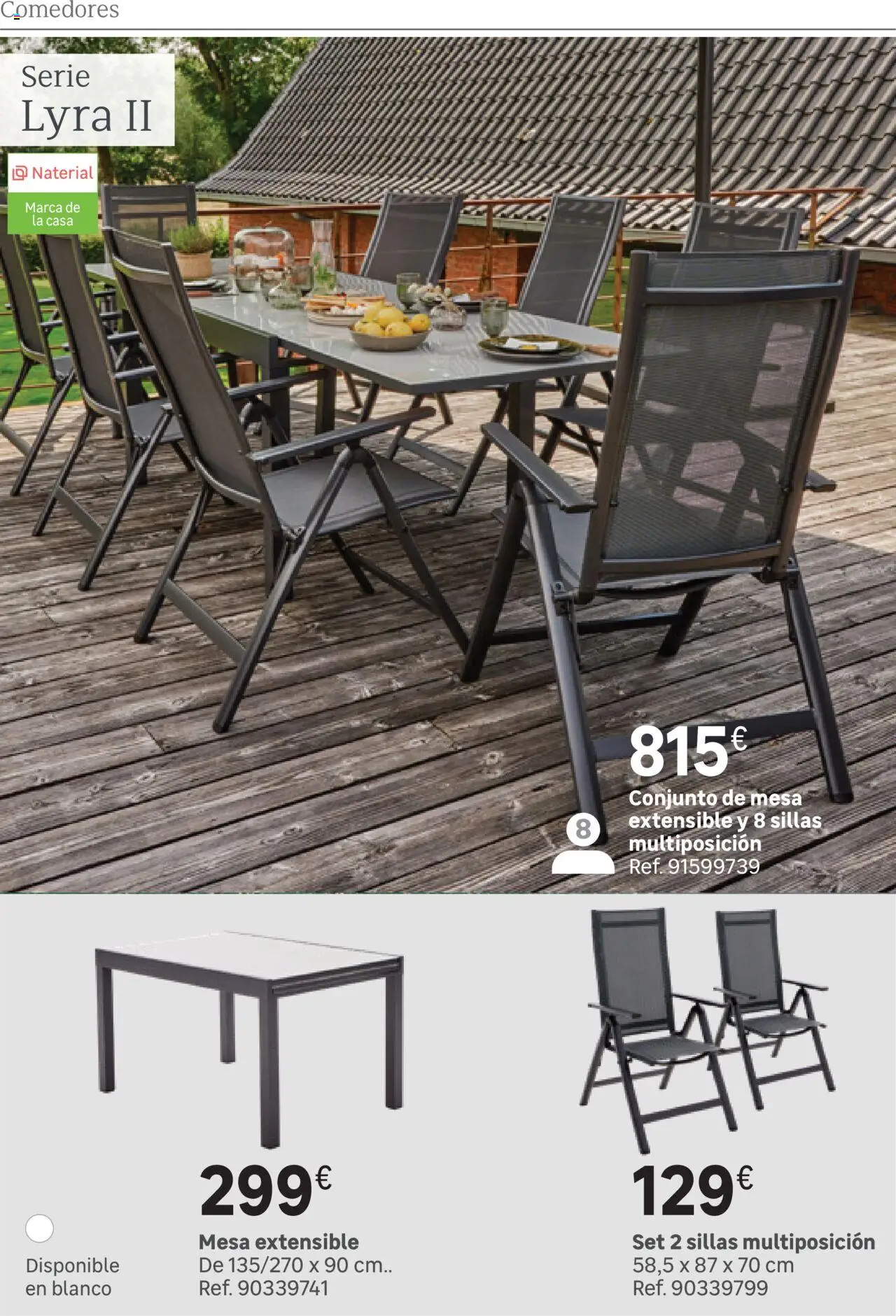 Leroy Merlin catálogo │ válido desde el 25.03.2025 | Página: 40 | Productos: Mesa extensible, Mesa