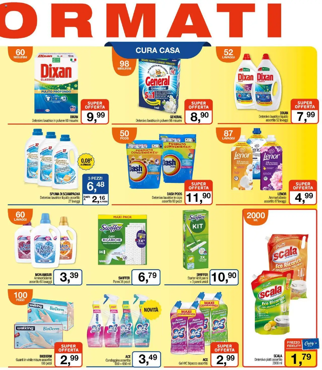 Volantino Caddy's del 11.09.2025 | Pagina: 7 | Prodotti: Ammorbidente, Guanti, WC, Profumo