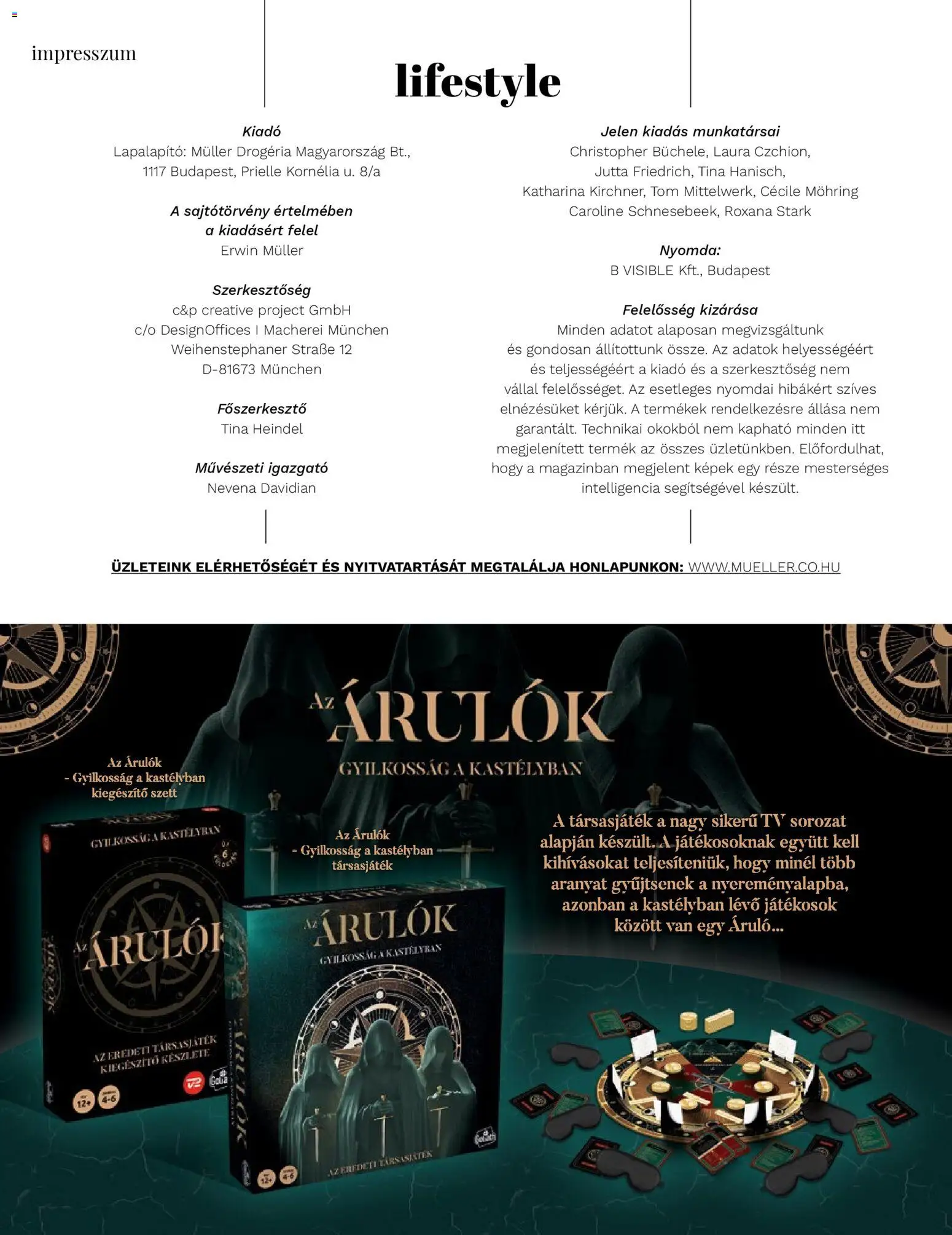 Müller akciós ujság - amely érvényes a következő dátumtól: 01.12.2025 | Oldal: 50 | Termékek: TV, Társasjáték