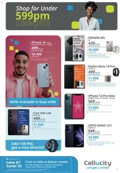 Cellucity Specials │ valid from 08.08.2025 | Page: 18 | Products: Watch, Cable, Charger, Water