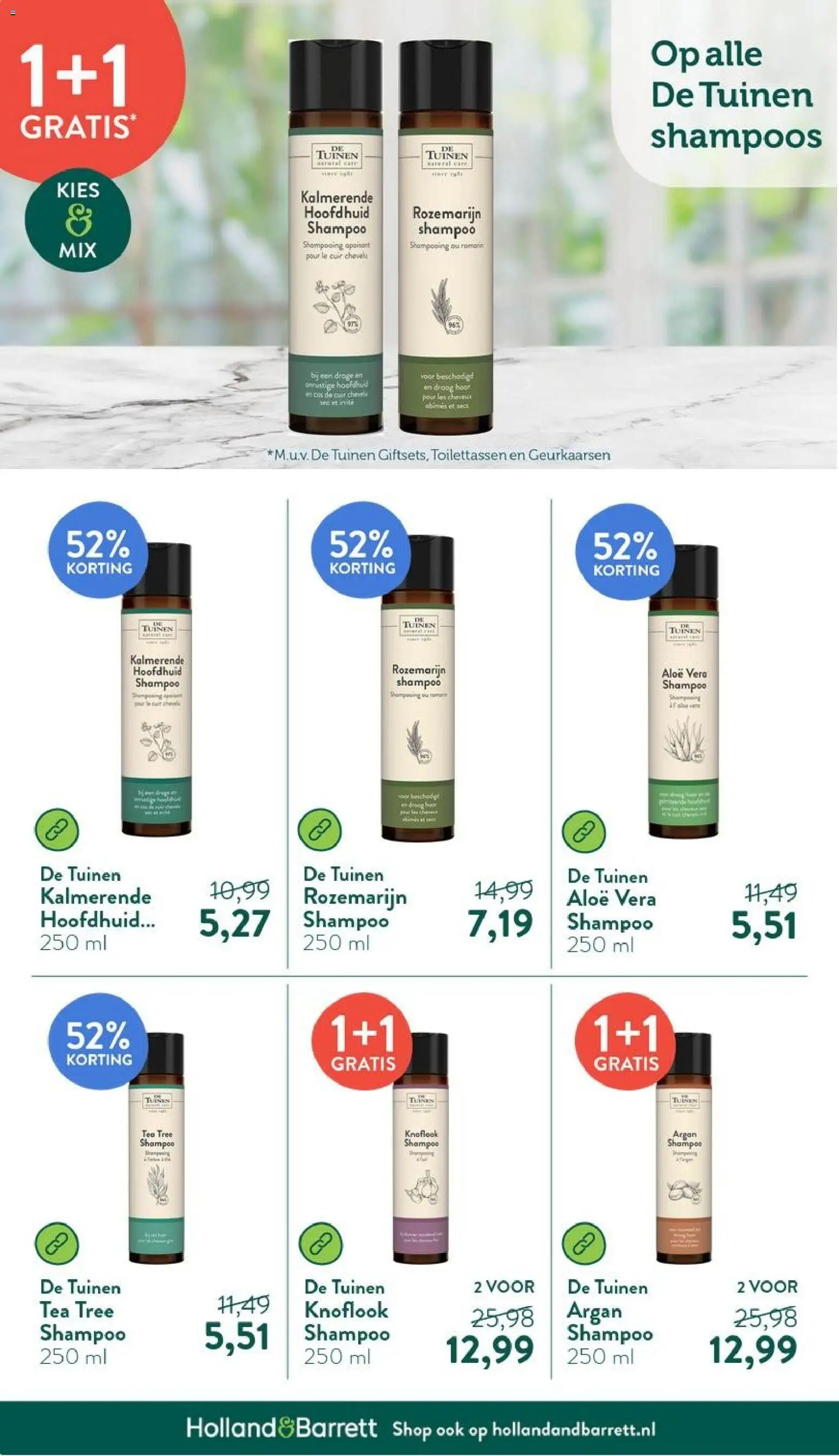 {H1} | Pagina: 20 | Producten: Shampoo, Knoflook