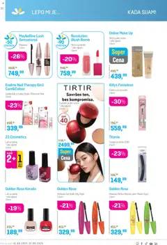 Lilly drogerie katalog - važi od 01.08.2025 | Strana: 30 | Proizvode: Tečni puder, Turpija za nokte, Puder, Lak za nokte