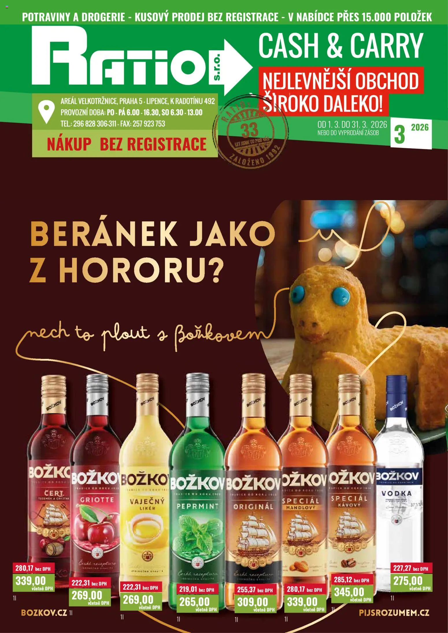 Ratio leták od 01.03.2026 | Strana: 83 | Produkty: Vodka, Potraviny, Drogerie