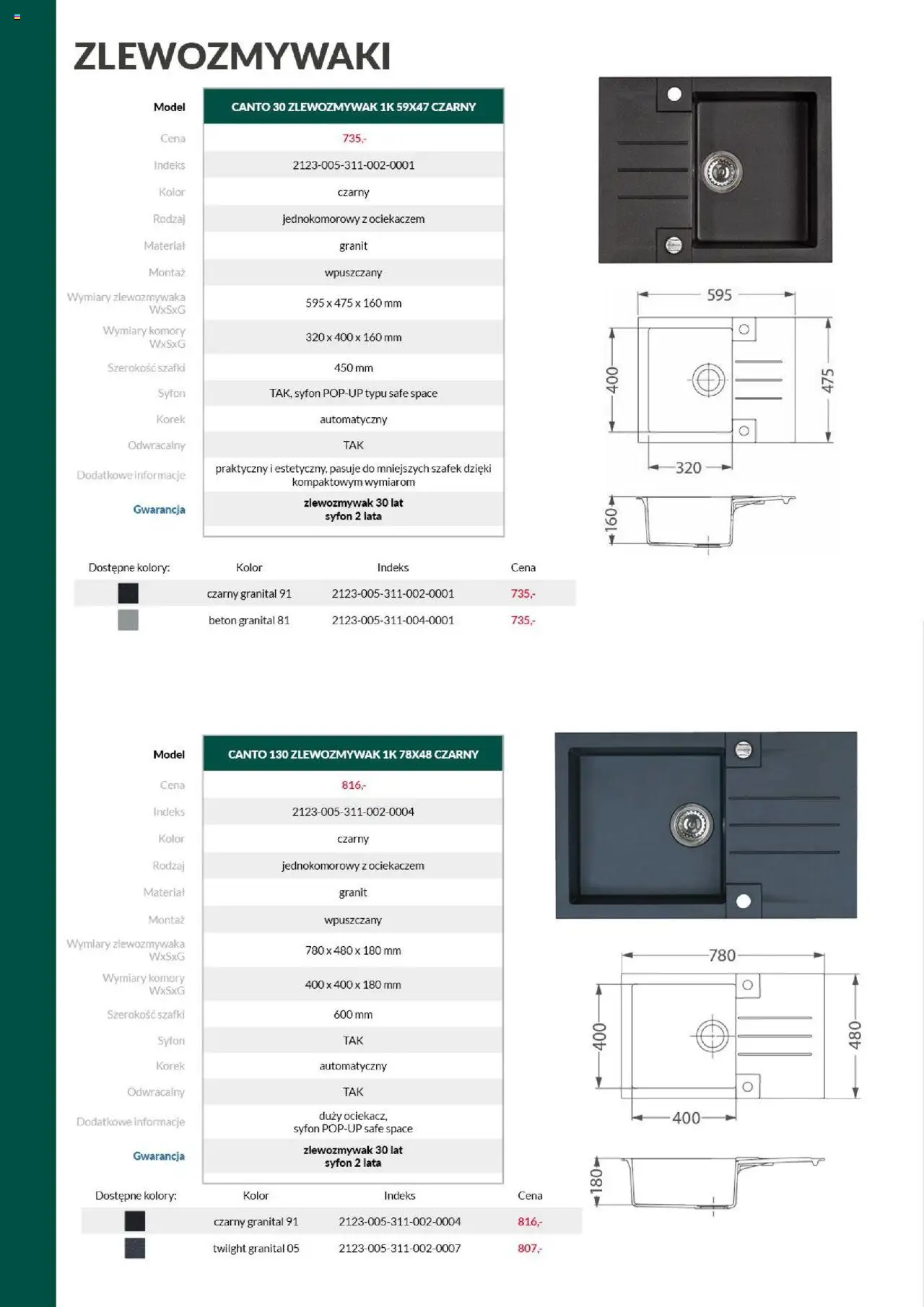Salony Agata Gazetka - Alveus Armatura od 01.09.2025 | Strona: 6