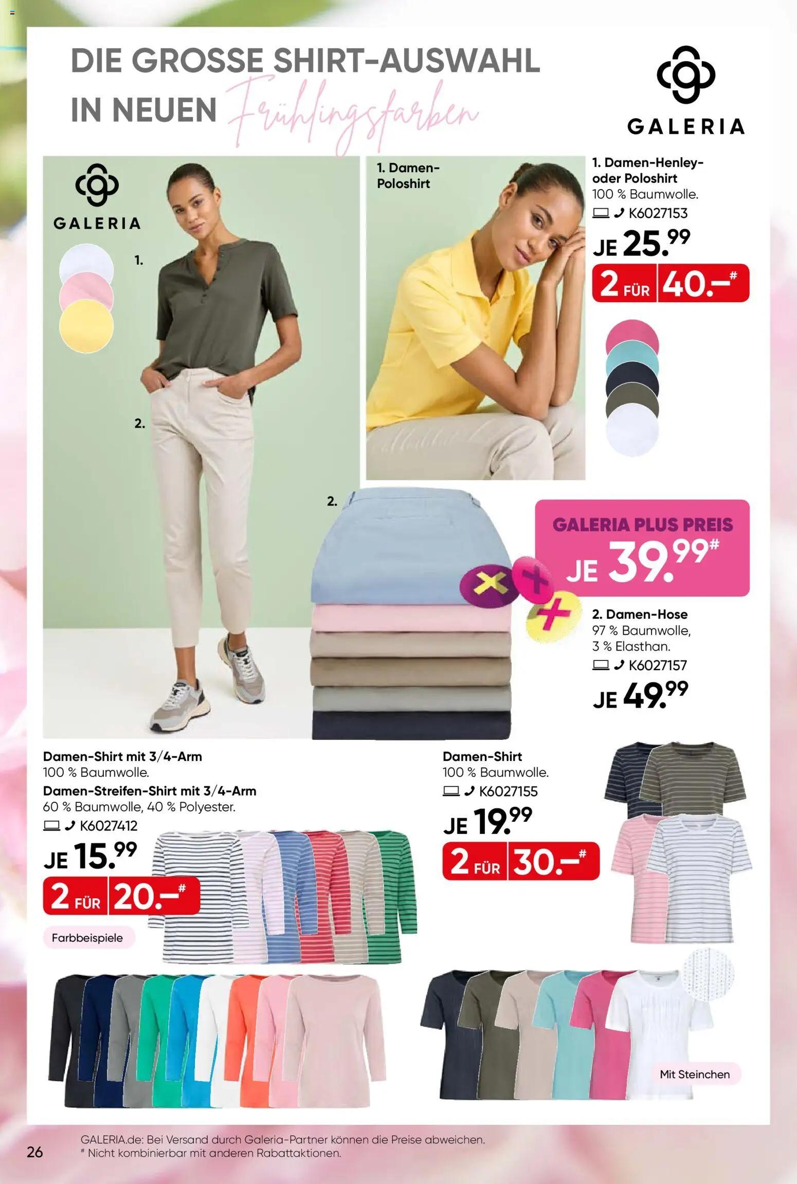 Galeria Karstadt Kaufhof Prospekt 	 – gültig ab 30.03.2026 | Seite: 26 | Produkte: Poloshirt