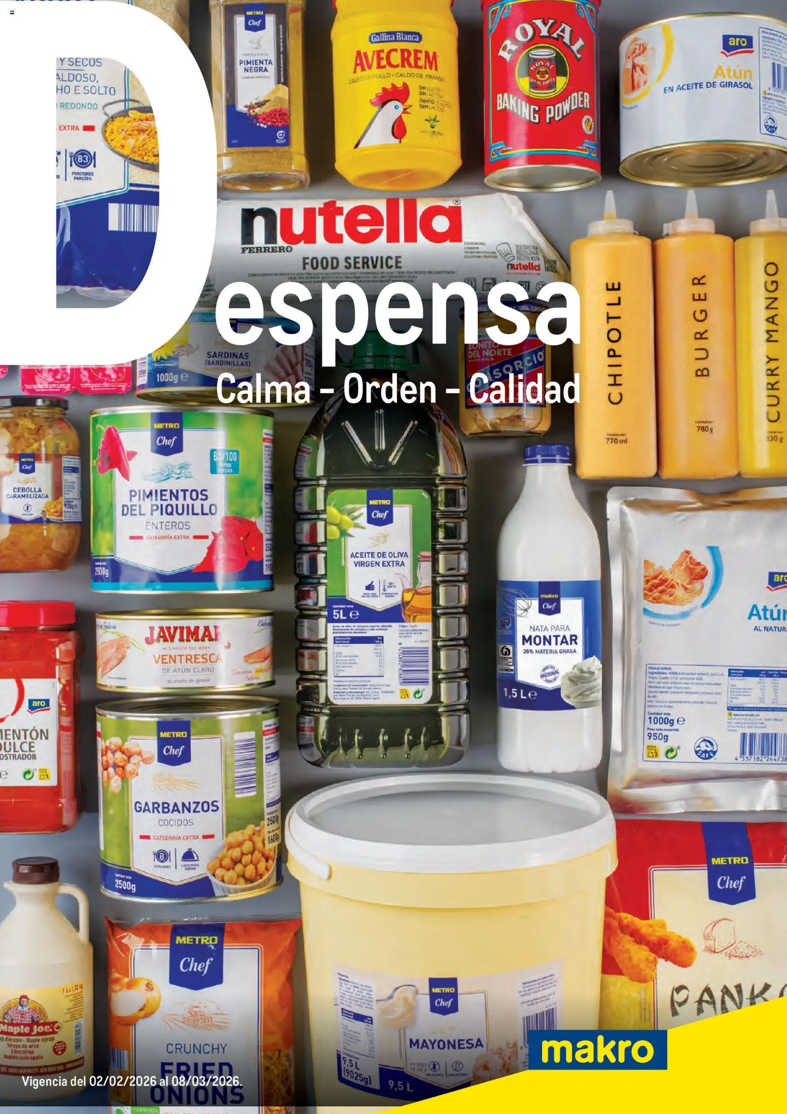 Makro - Especial Despensa Centro │ válido desde el 02.02.2026 | Página: 1 | Productos: Aceite, Aceite de oliva, Οθόνη προβολής, Atún claro