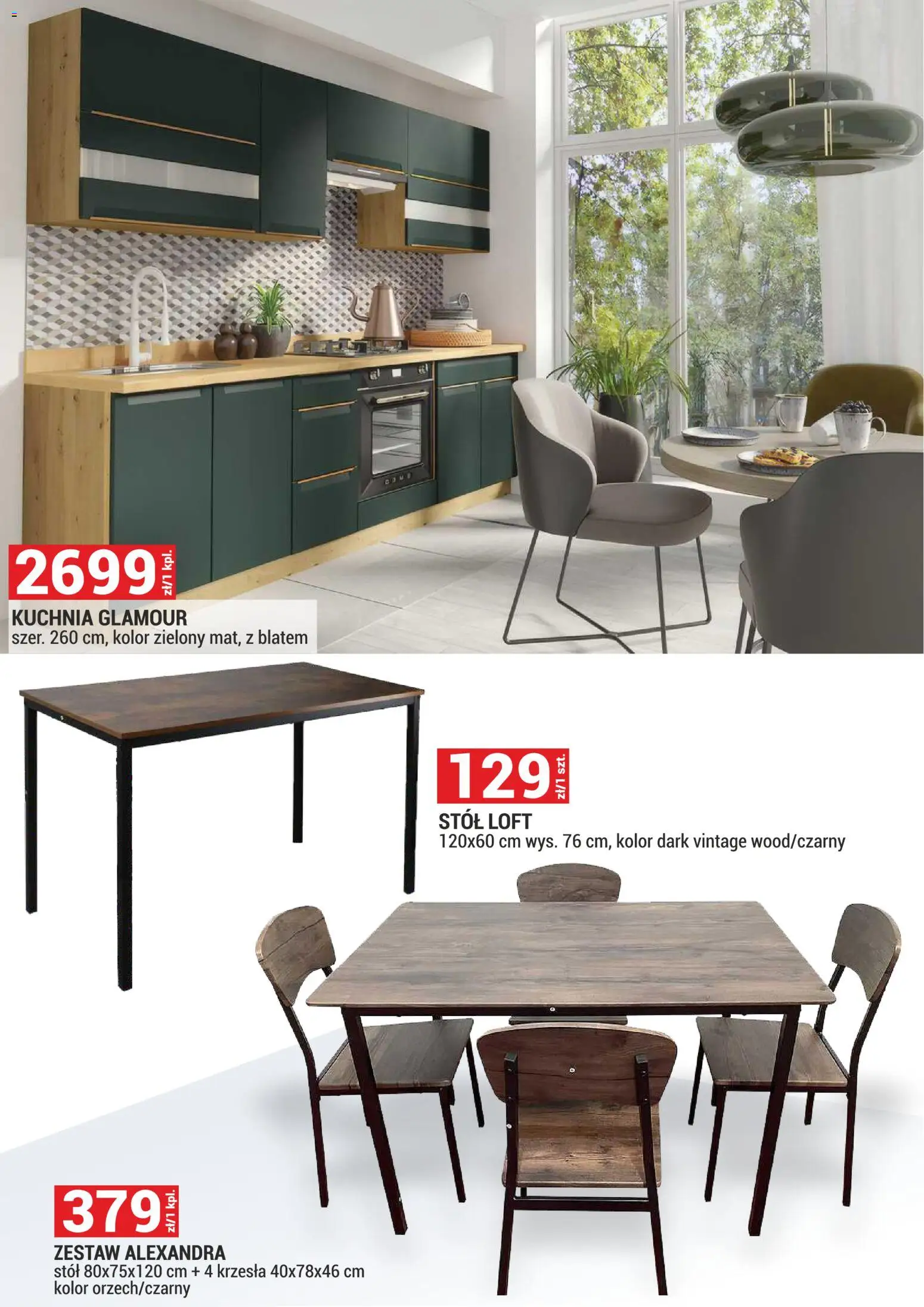 Merkury Market Gazetka - Meble, Wypoczynki, Materace od 01.12.2025 | Strona: 6 | Produkty: Stół