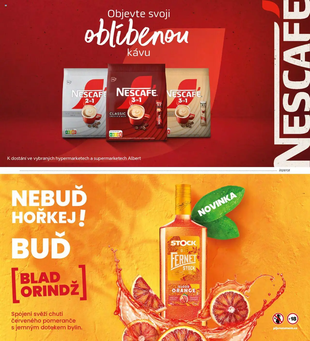 Albert magazín od 01.07.2025 | Strana: 65 | Produkty: Pomeranče, Nescafé, Fernet
