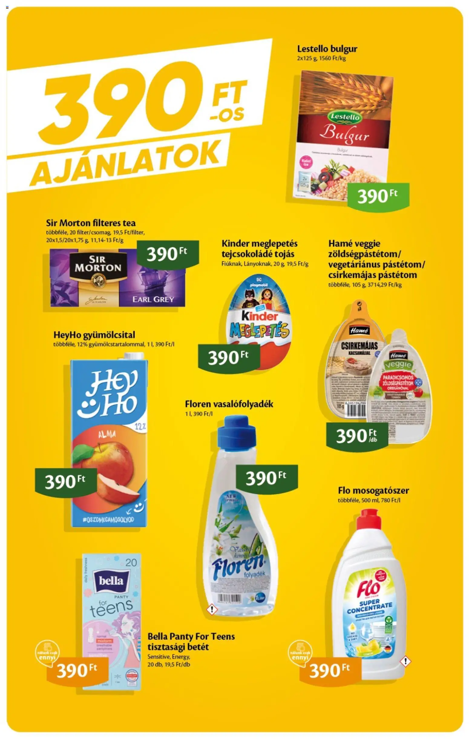 EcoFamily akciós ujság - amely érvényes a következő dátumtól: 05.02.2026 | Oldal: 18 | Termékek: Gyümölcsital, Tisztasági betét, Alma, Tea