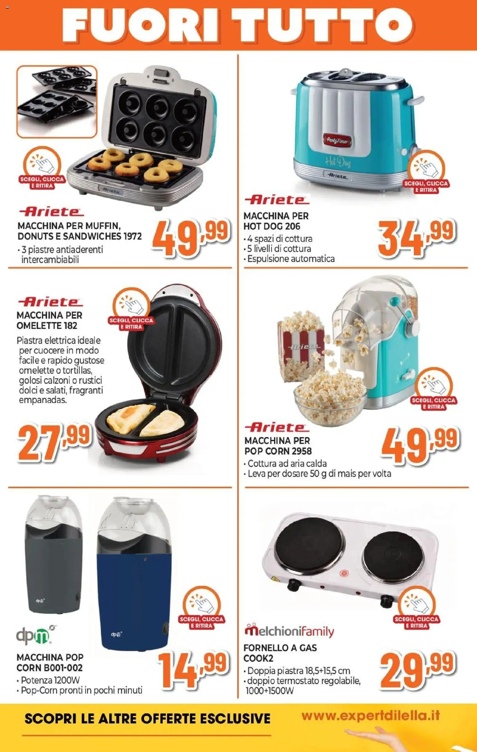 Volantino Expert del 27.12.2025 | Pagina: 19 | Prodotti: Fornello a gas, Mais, Rustici, Pop corn