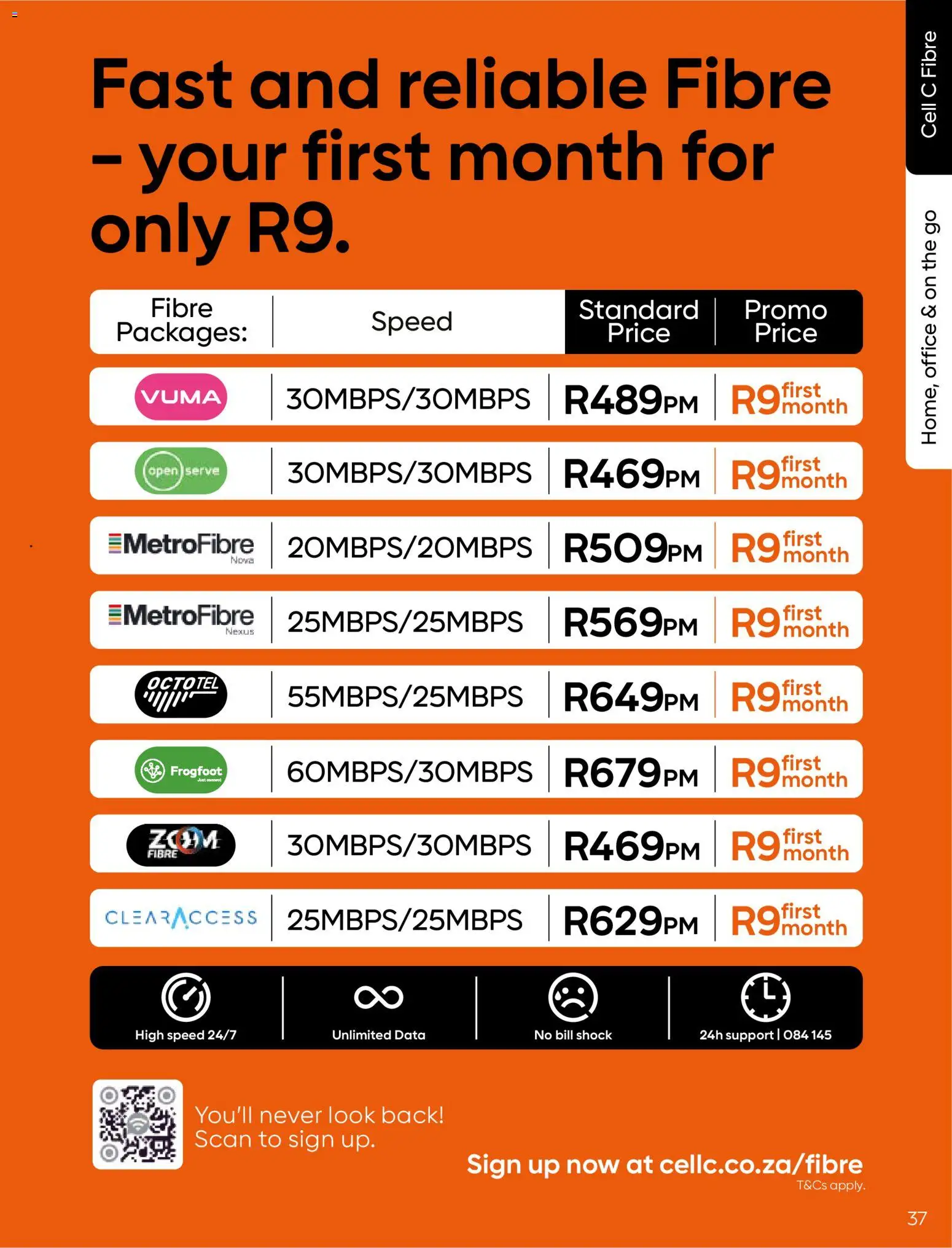 New Cell C catalogue – valid from 18.03.2026 | Page: 39 | Products: Data