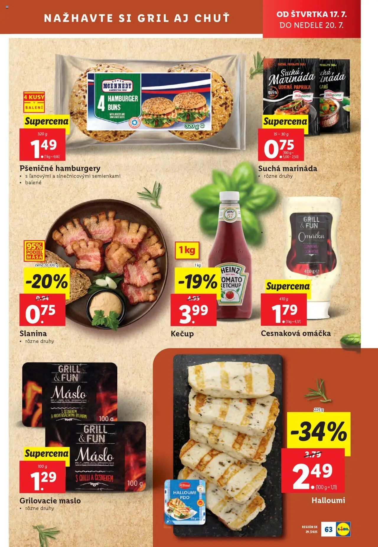 Lidl leták │ platný od 14.07.2025 | Strana: 75 | Produkty: Gril, Paprika, Slanina