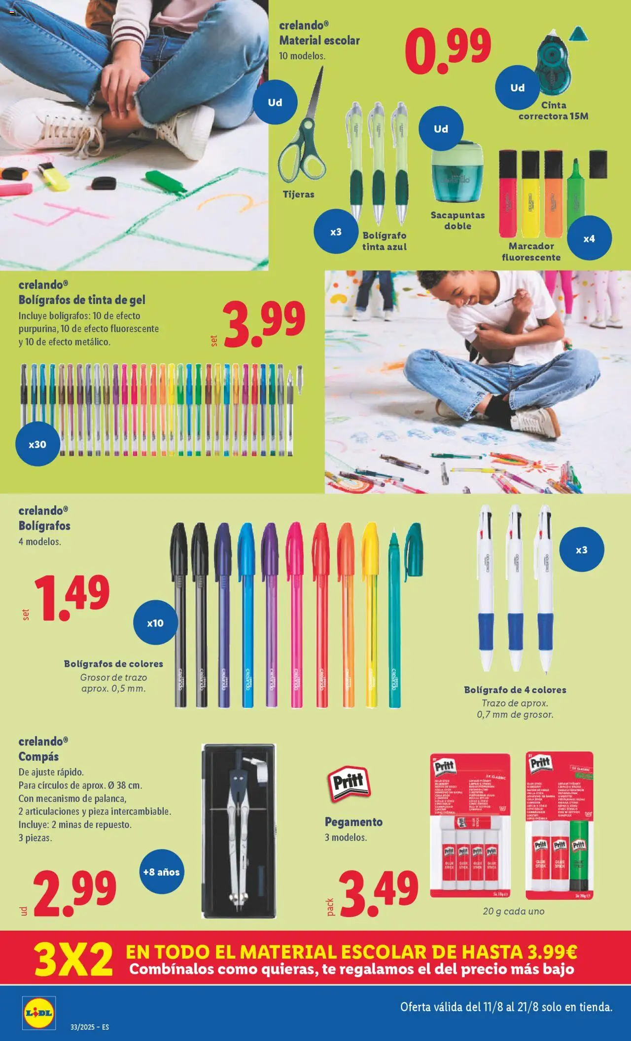 Lidl catálogo de bazar BCN │ válido desde el 11.08.2025 | Página: 18 | Productos: Té, Sacapuntas