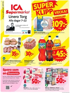 ICA Supermarket - Lund - Förhandsvisning av reklamblad från butik ICA Supermarket aktuell från 08.09.2025
