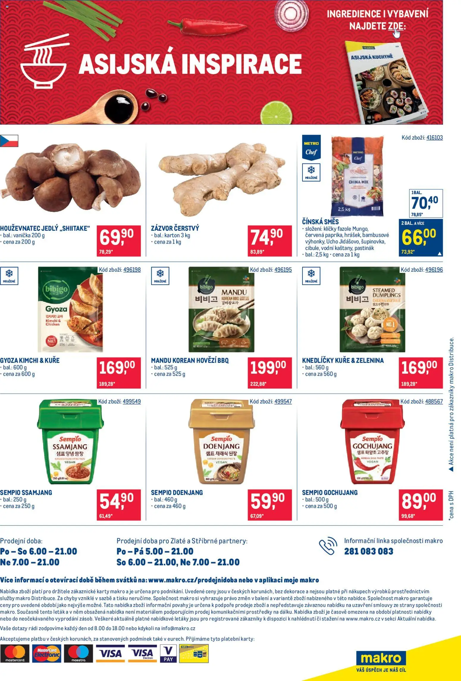 Makro leták - Gastronomie od 25.02.2026 | Strana: 24 | Produkty: Vegan, Gyoza, Kuře, Karty