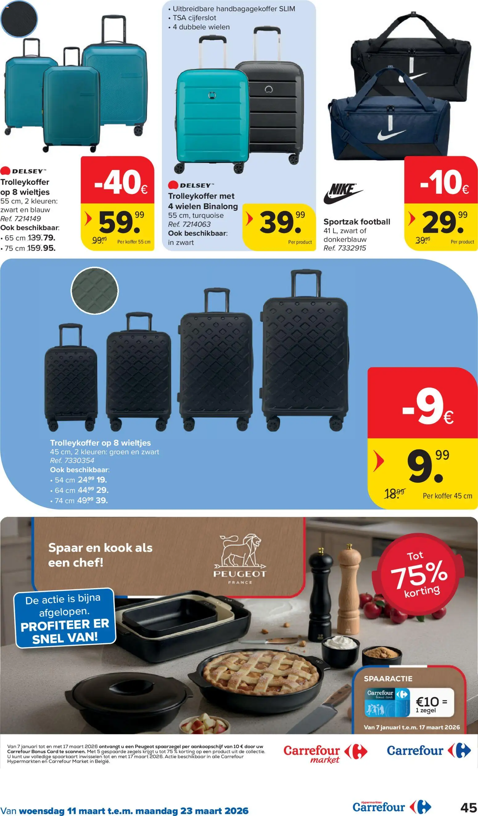 {H1} | Pagina: 45 | Producten: Koffer