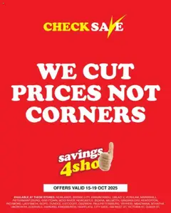 Check Save specials catalogue – valid from 15.10.2025