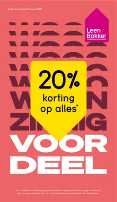 Leen Bakker - Folder - Voorbeeld van een folder van Leen Bakker, geldig van 09.02.2026