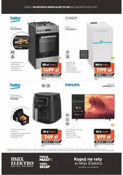Pogląd oferty "Max elektro Black Friday" - ważna od 04.11.2025 | Strona: 12 | Produkty: Telewizor, Pralka, Ruszt, Frytkownica beztłuszczowa