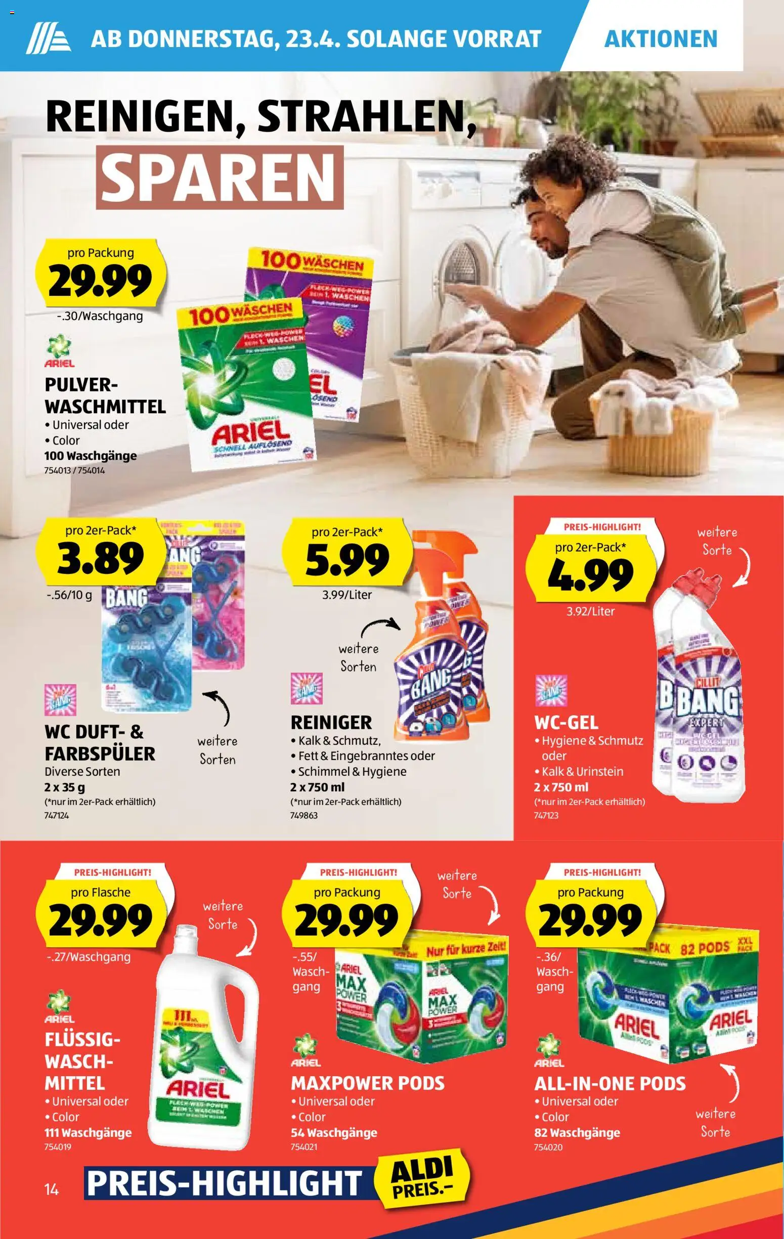 🛍️ Aldi aktionen ab 23.04.2026 » Entdecken Sie exklusive Rabatte und sparen Sie noch heute! 💰 | Schweiz