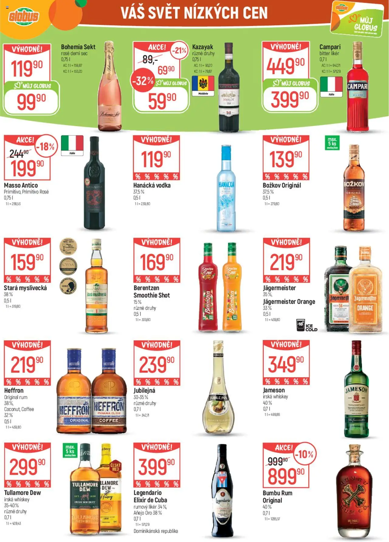 Globus leták od 27.08.2025 | Strana: 30 | Produkty: Globus, Jameson, Bumbu Rum, Tullamore Dew