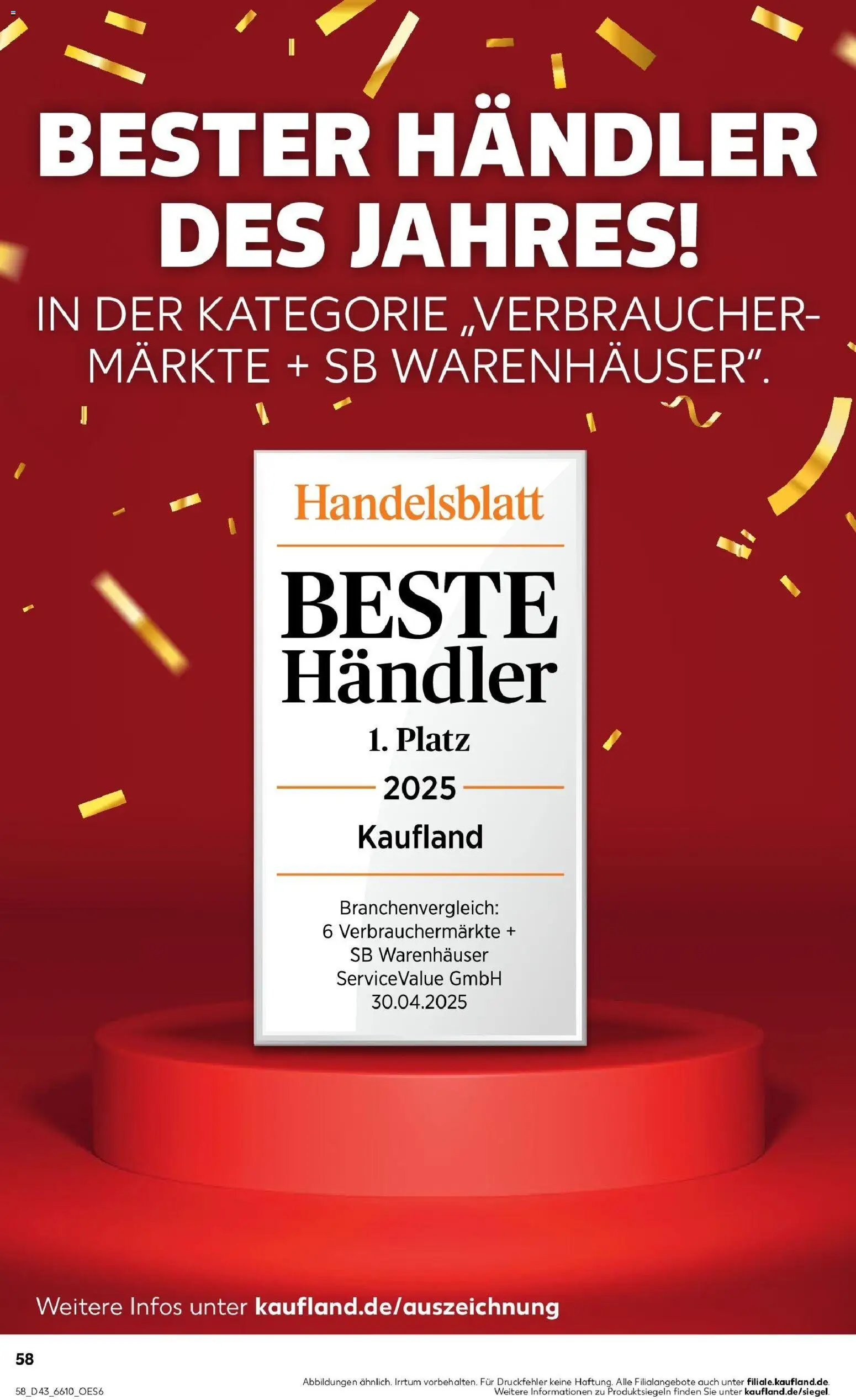 Kaufland prospekt Dillingen	 – gültig ab 27.10.2025 | Seite: 58