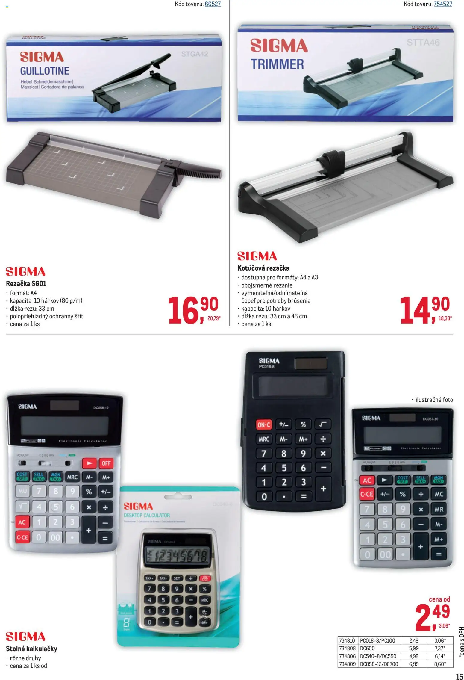 Nové Metro akcie – leták je platný od 10.12.2025 | Strana: 15 | Produkty: Rezačka