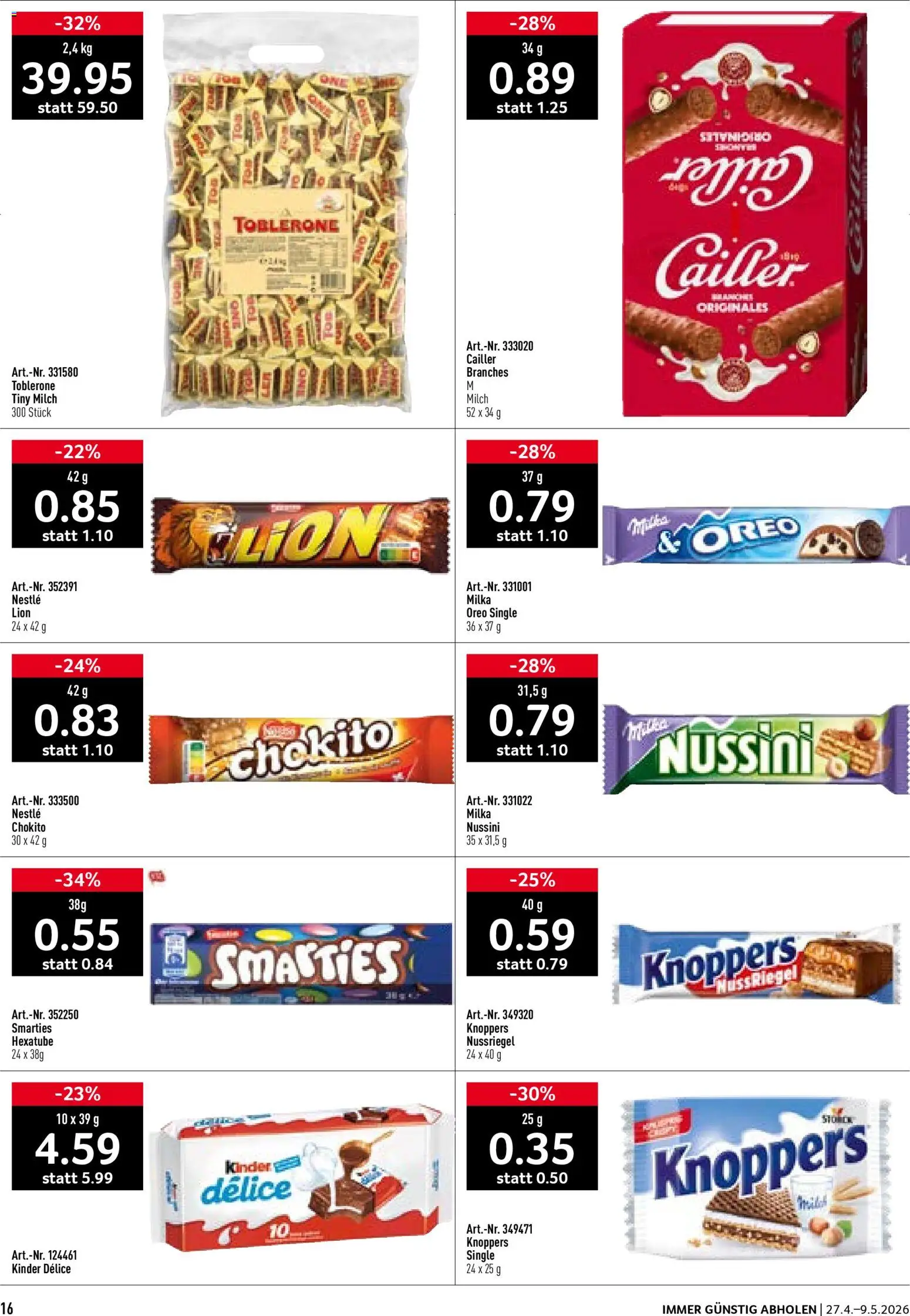 Prodega aktionen Kiosk – gültig ab 27.04.2026 | Seite: 16 | Produkte: Milch