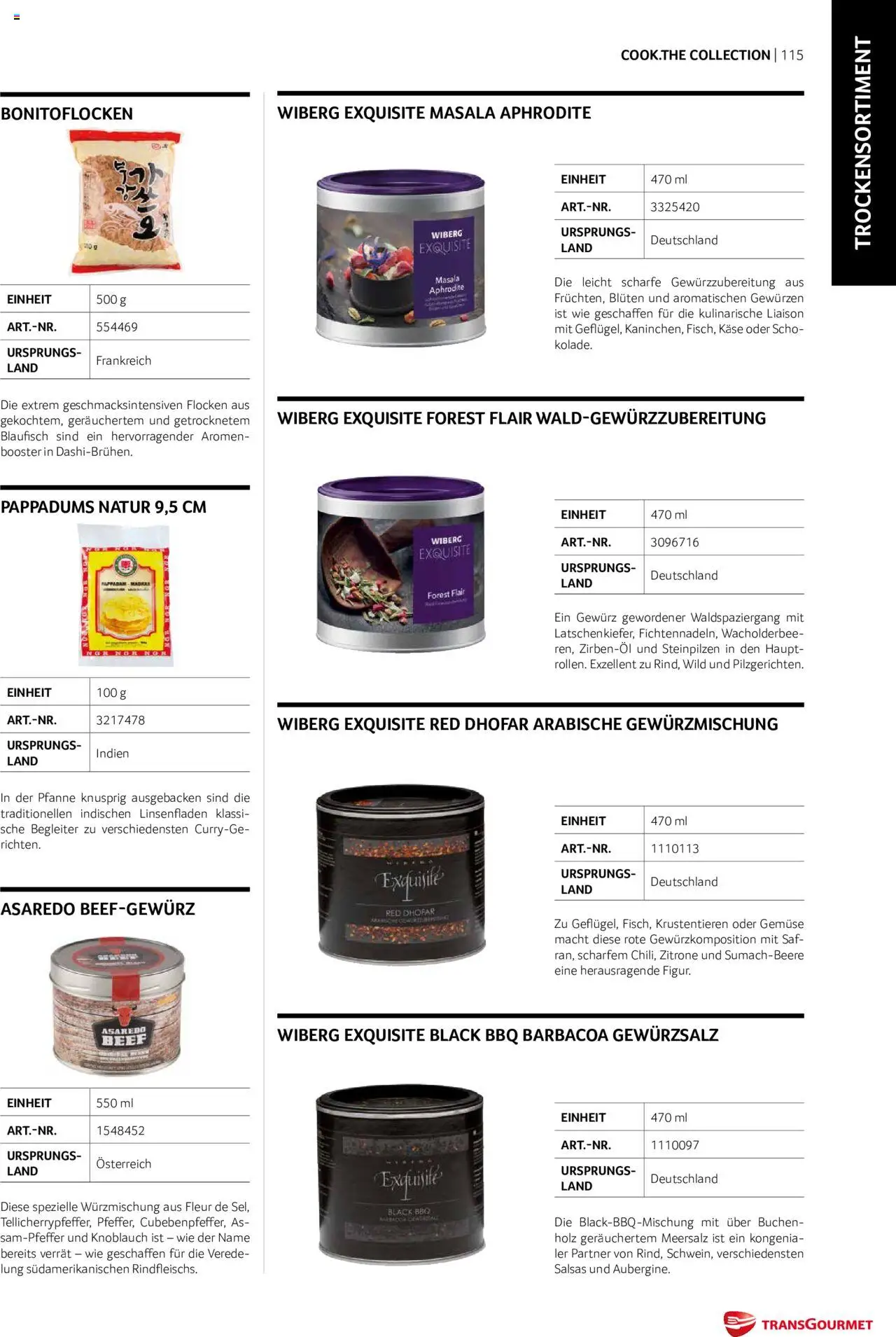 Transgourmet Cook Look-Book gültig ab 01.09.2023 | Seite: 115 | Produkte: Flocken, Gemüse, Zitrone, Knoblauch