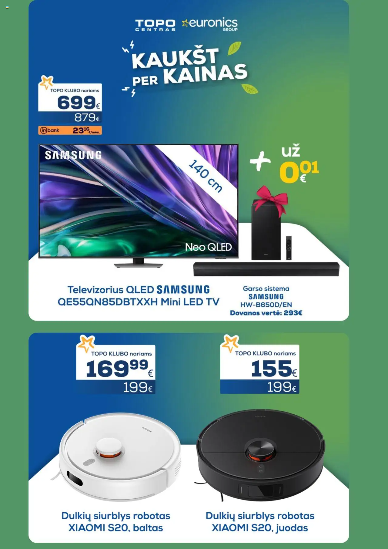 TOPOcentras leidinys│galioja nuo 12.05.2025 | Puslapis: 5 | Prekių: Robotas, Tv, Televizorius