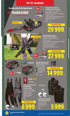 Lidl akciós ujság - amely érvényes a következő dátumtól: 11.09.2025 | Oldal: 46