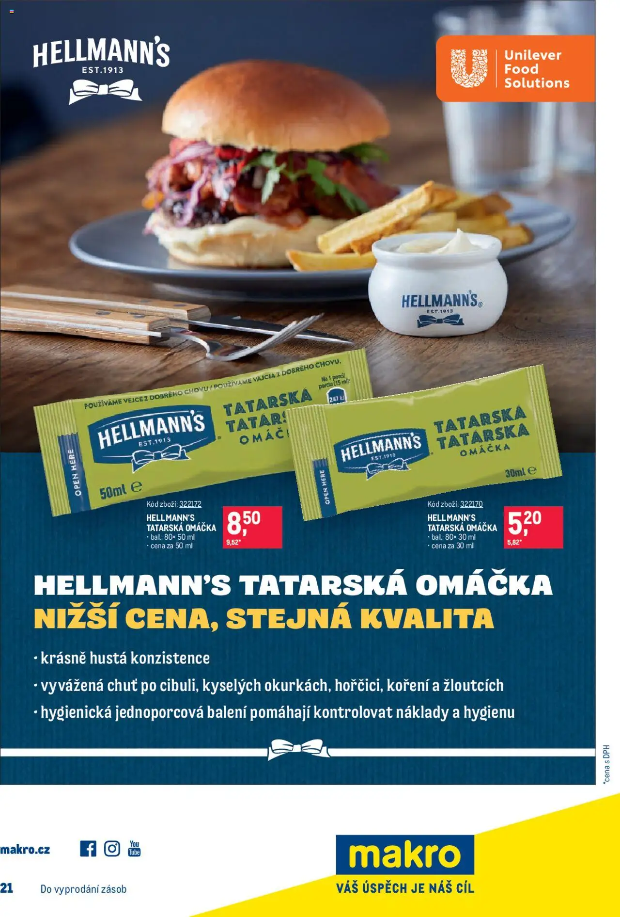 Makro leták - Gastronomie od 24.09.2025 | Strana: 25 | Produkty: Vejce, Koření, Hellmann's, Tatarská omáčka