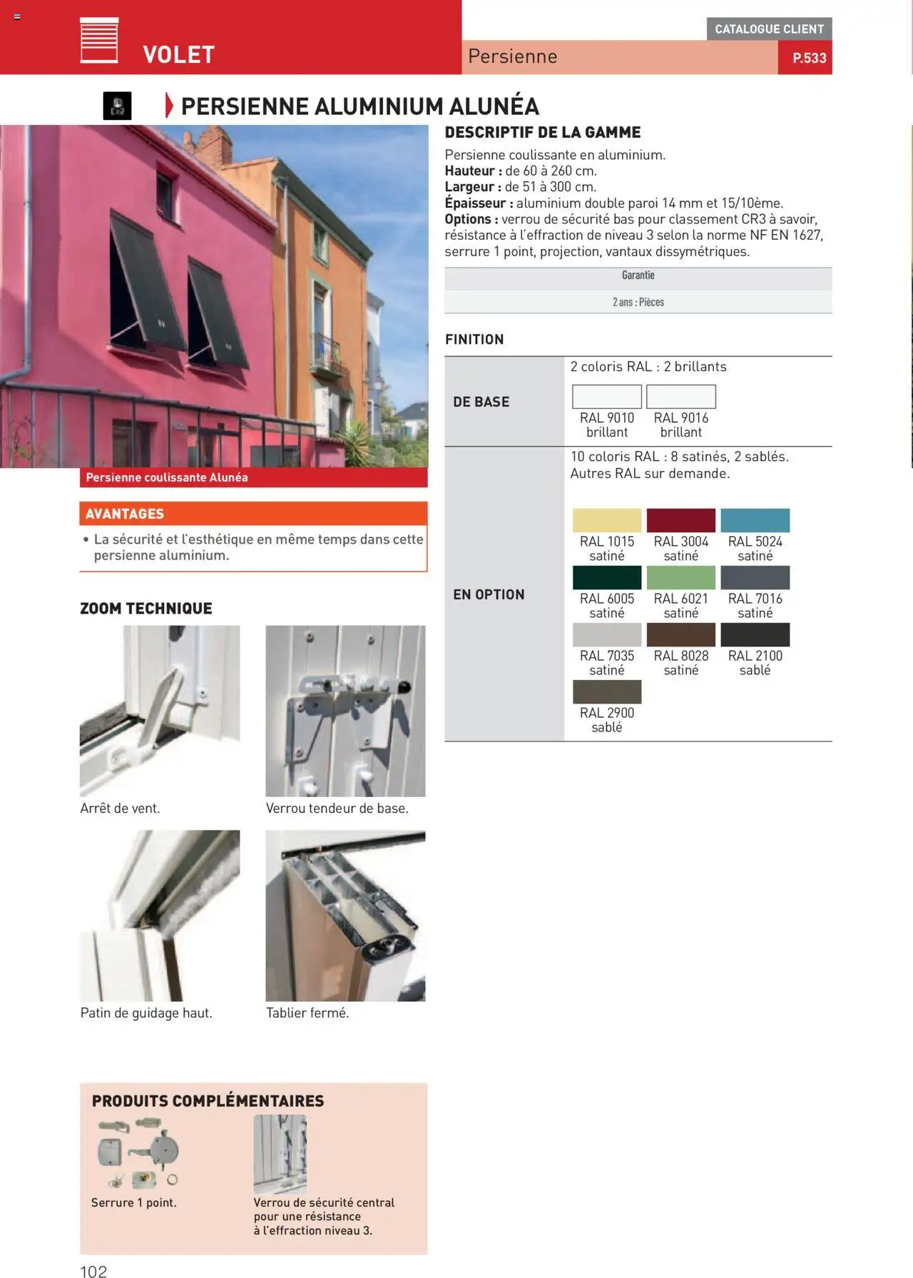  | Page: 102 | Produits: Tablier, Base, Verrou