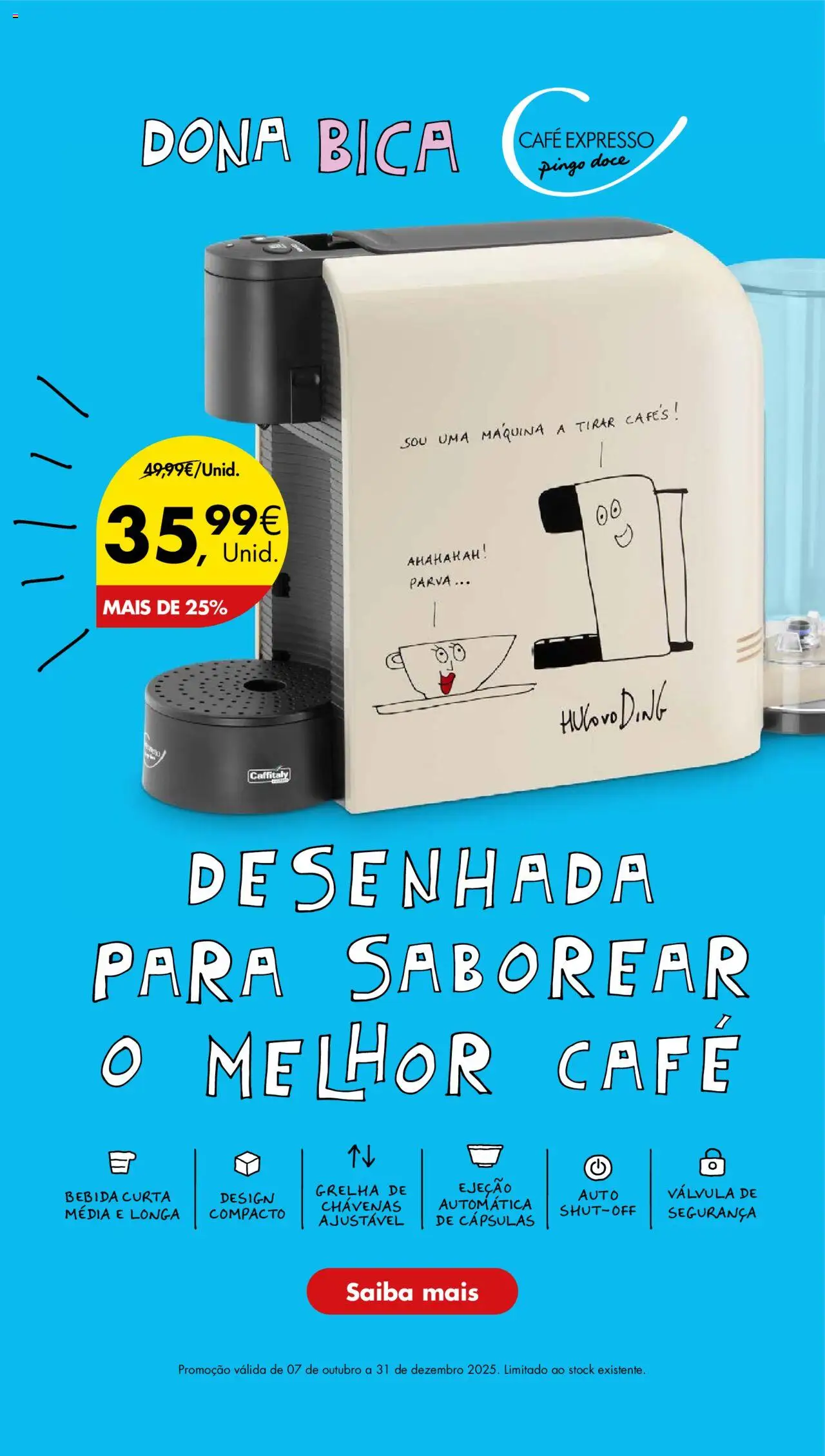 Pingo Doce folheto │ válido de 14.10.2025 | Página: 35 | Produtos: Chávenas, Café, Bebida