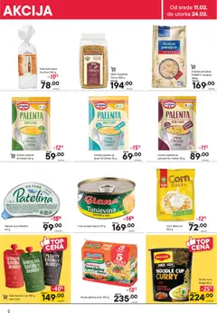PerSu katalog - pregled PerSu kataloga - važi od 11.02.2026 | Strana: 6 | Proizvode: Palenta, Dr. Oetker, Ovsene pahuljice, Nudle