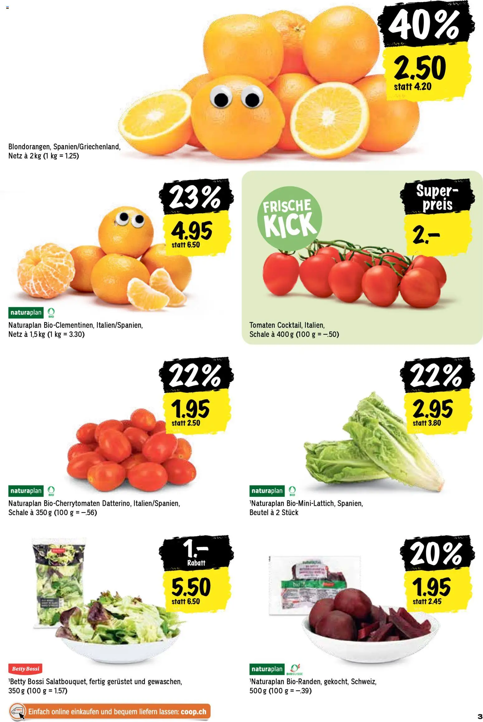 Coop Aktionen – gültig ab 11.12.2025 | Seite: 3 | Produkte: Tomaten