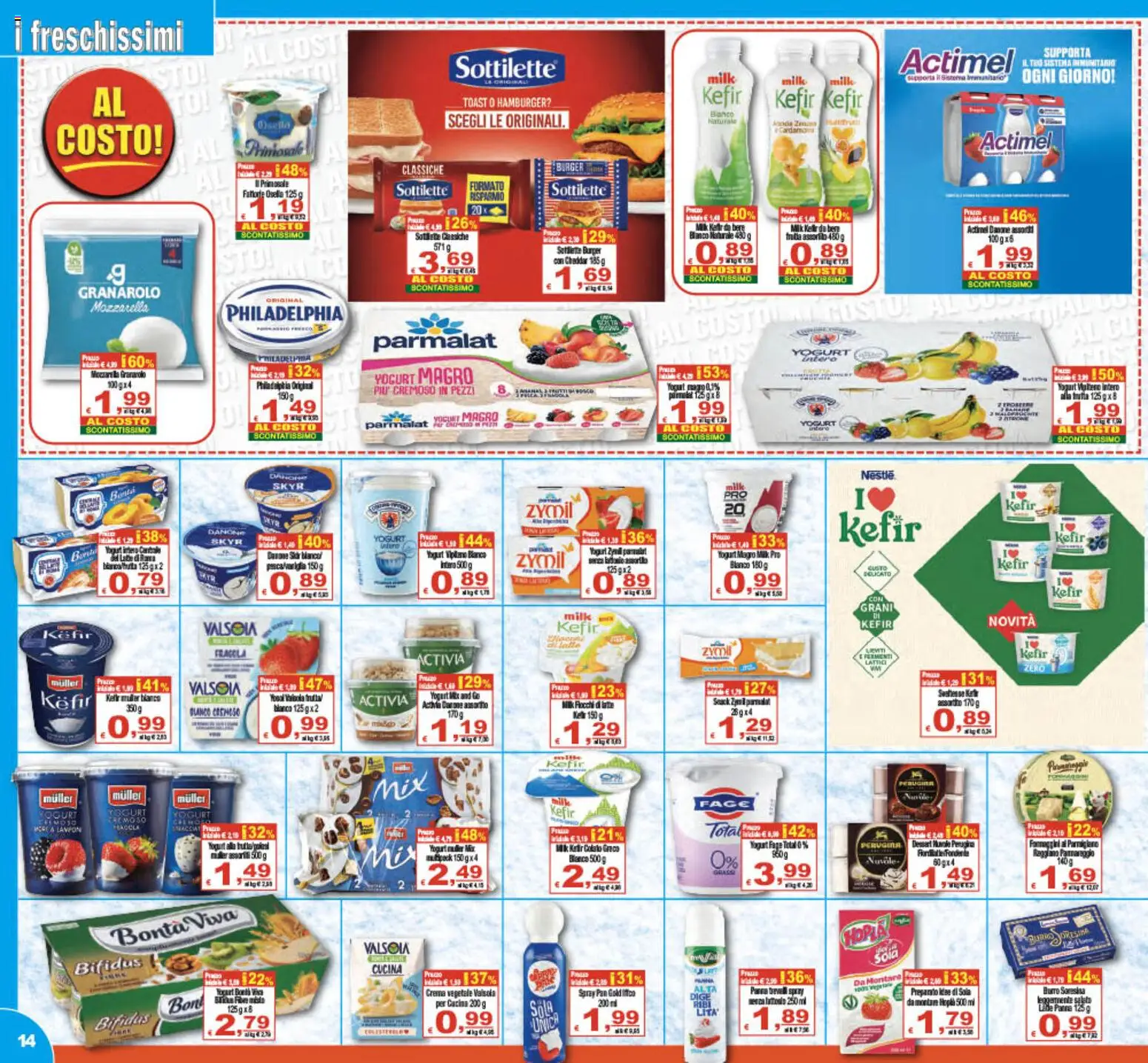 Volantino CTS del 17.04.2026 | Pagina: 14 | Prodotti: Crema, Mozzarella, Latte, Parmigiano