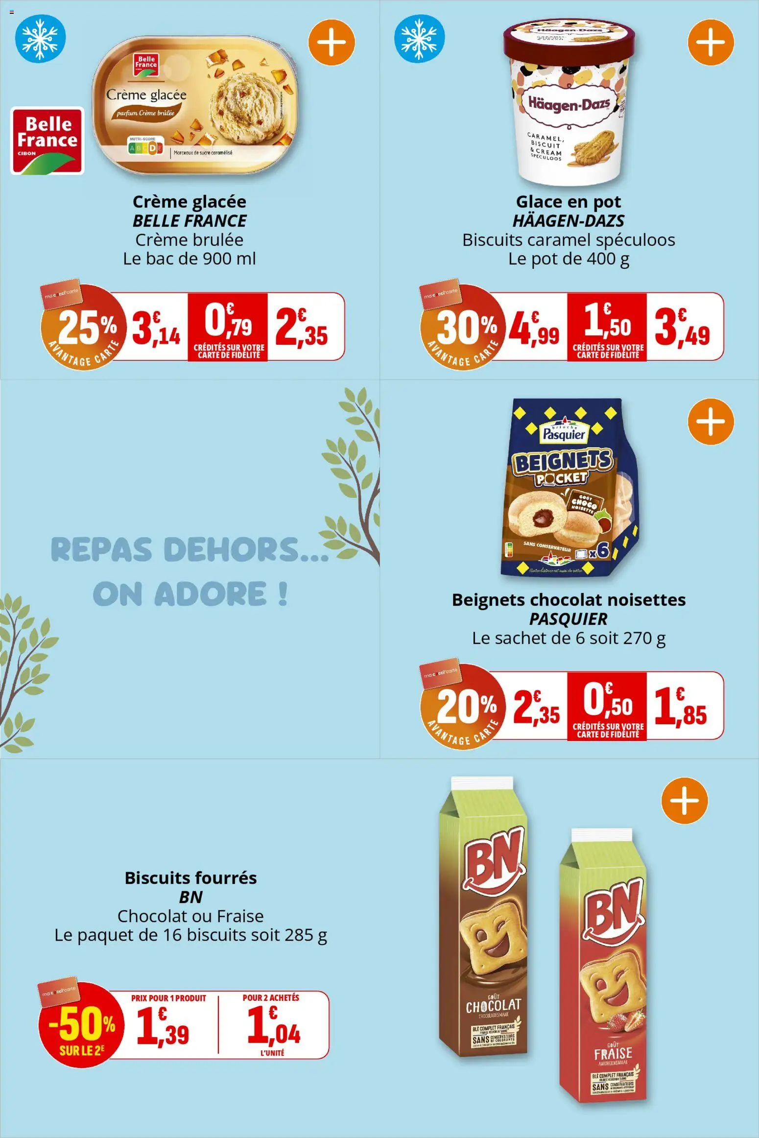 {H1} | Page: 12 | Produits: Fraise, Spéculoos, Chocolat, Biscuits