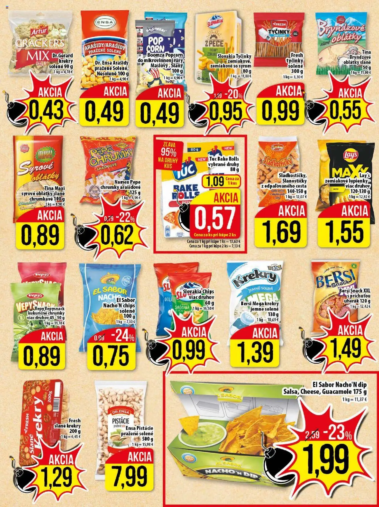Klas leták │ platný od 21.07.2025 | Strana: 11 | Produkty: Pizza, Smotana, Arašidy, Pistácie