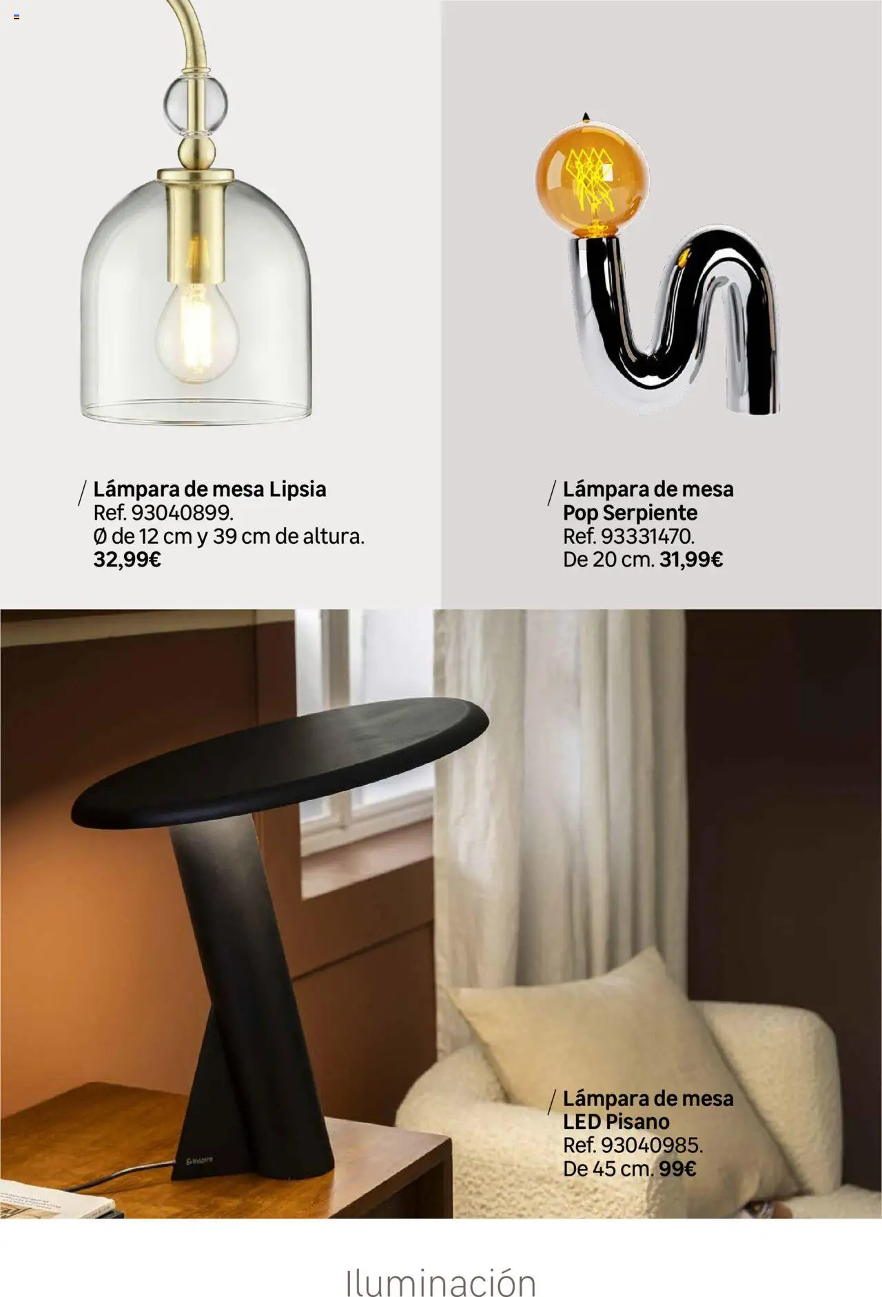 Leroy Merlin catálogo │ válido desde el 11.09.2025 | Página: 80 | Productos: Galette de chaise, Mesa, Lámpara