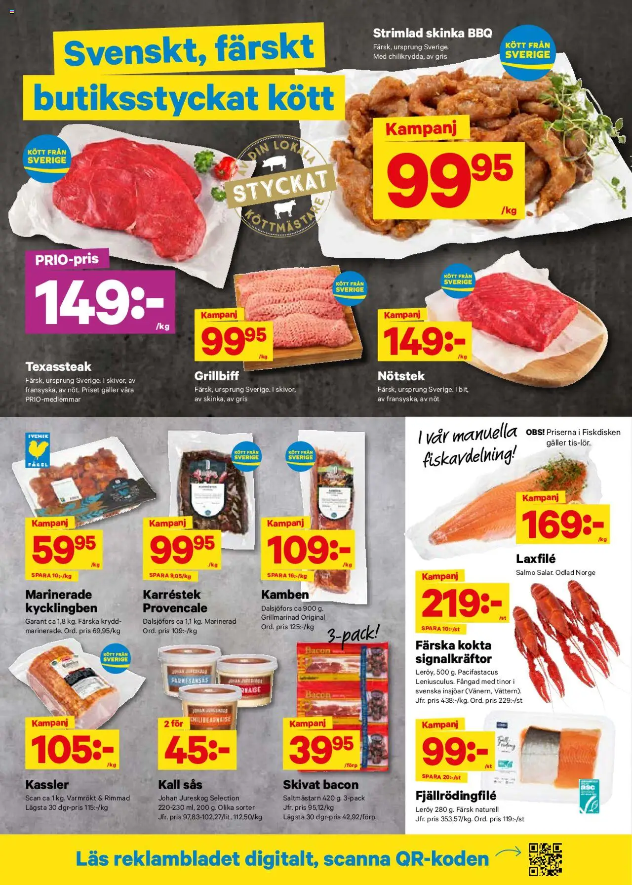 City Gross reklamblad aktuell från 18.08.2025 | Sida: 2 | Produkter: Parmesansås, Kassler, Galler, Skinka