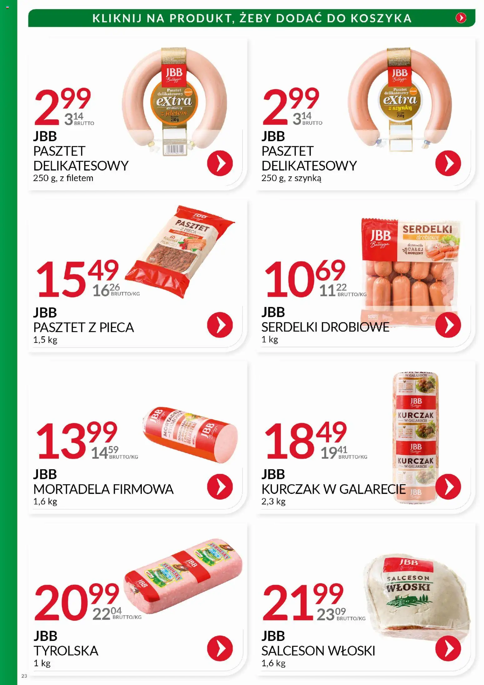 Eurocash Gazetka - Katalog Wędlin od 01.11.2025 | Strona: 23