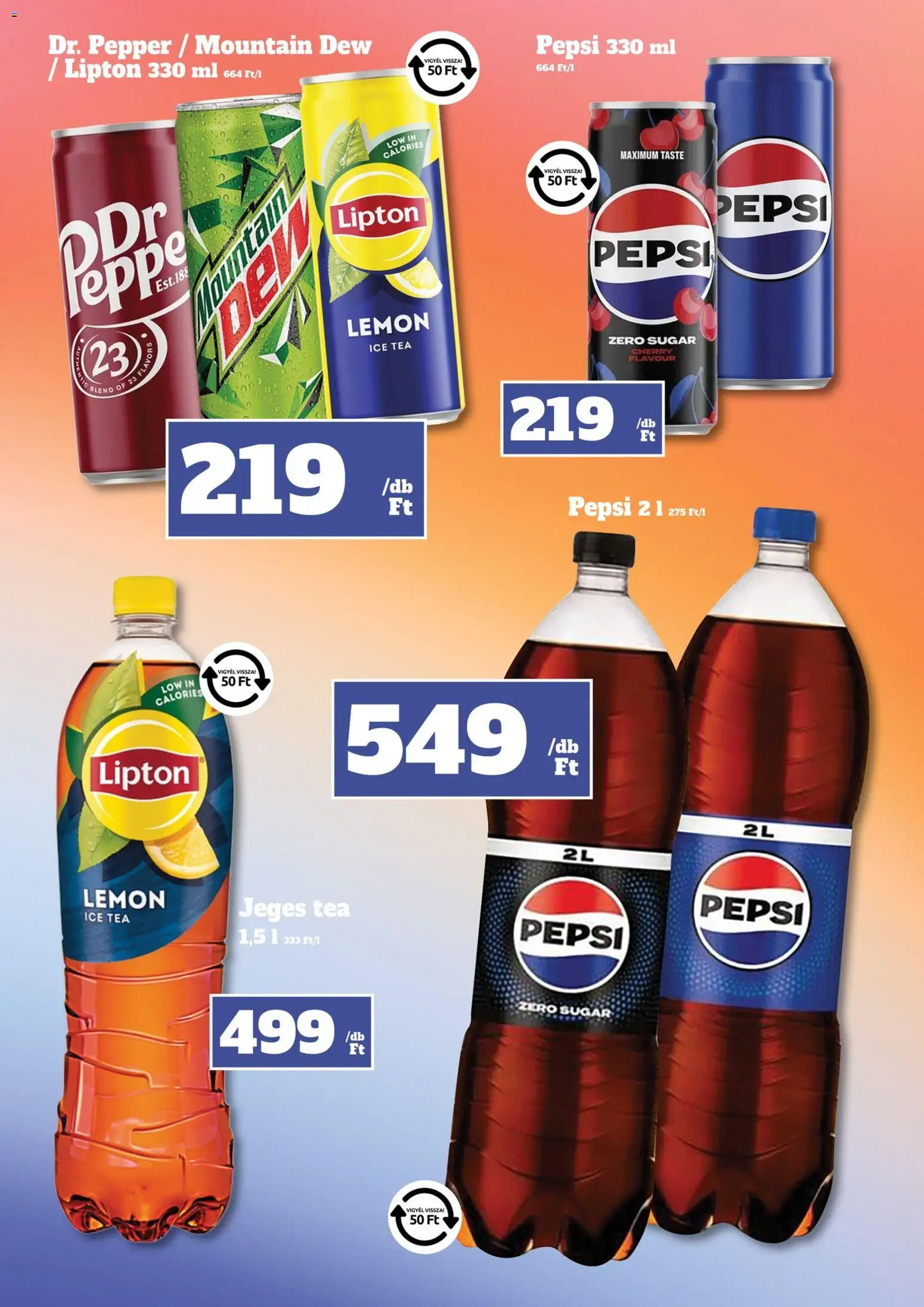 Family Diszkont akciós ujság - amely érvényes a következő dátumtól: 12.02.2026 | Oldal: 18 | Termékek: Pepsi, Ice tea, Tea