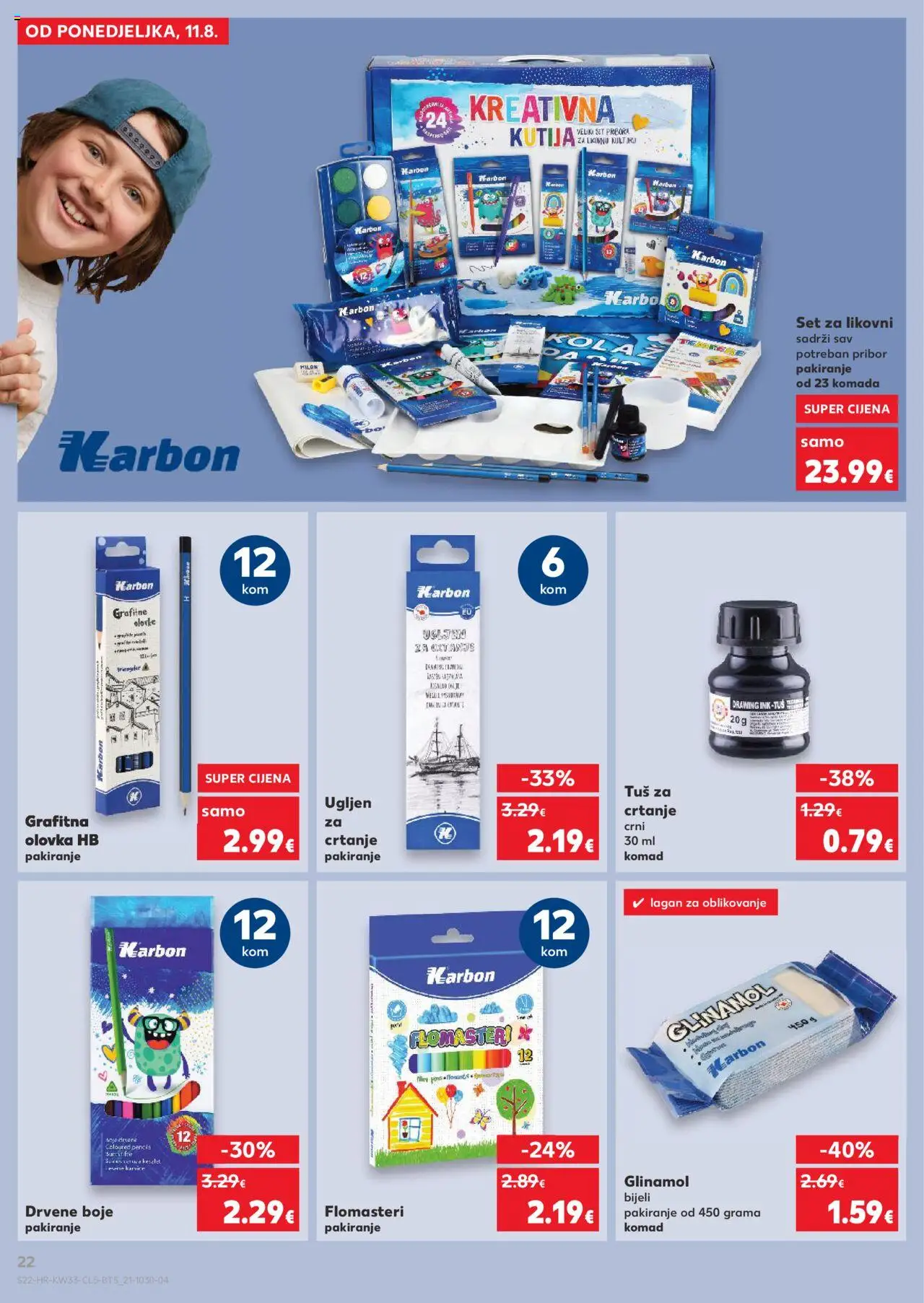 Kaufland HR akciós ujság - amely érvényes a következő dátumtól: 11.08.2025 | Oldal: 22